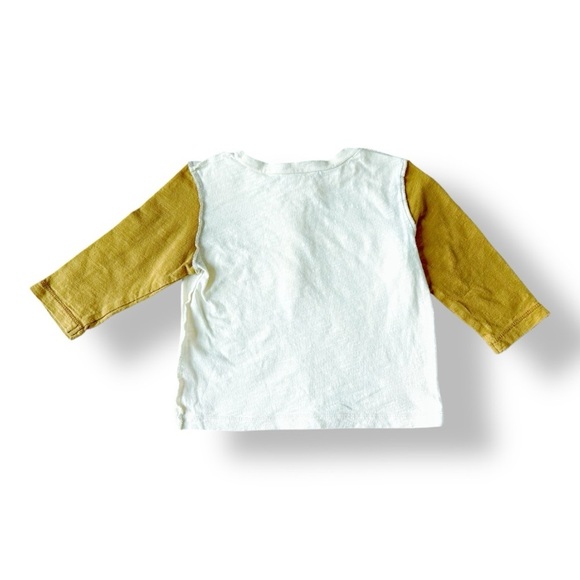 Rylee + Cru | Infant Raw Edge Long Sleeve Tee (3-6 mos) - Picture 3 of 4